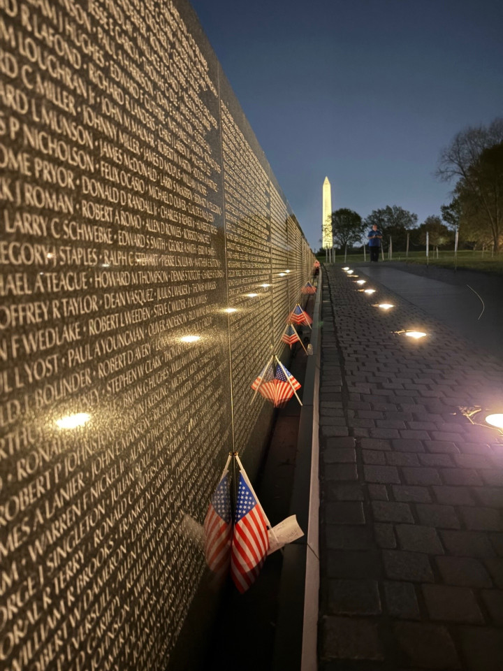 Vietnam Memorial during ALA Conference trip