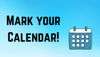 Mark your calendar